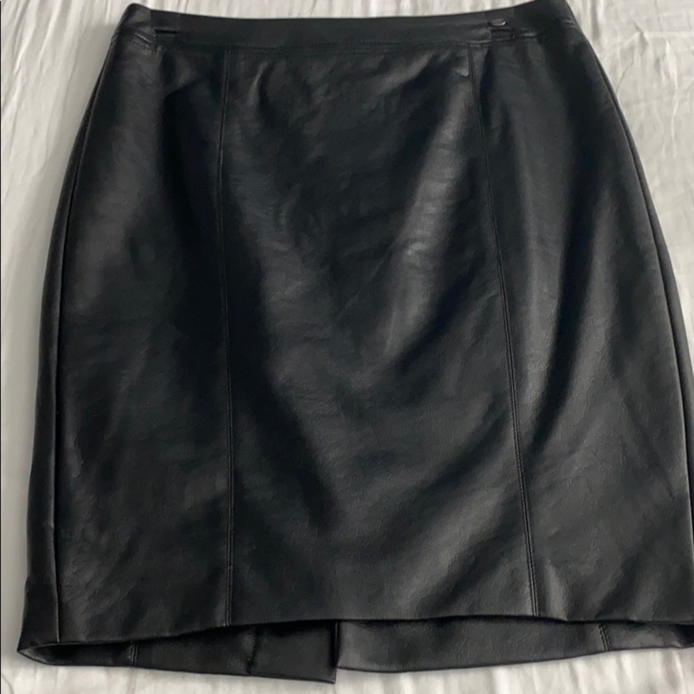 Guess leather pencil skirt.